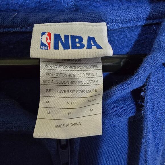 NBA Oklahoma City Thunder Full Zip Hoodie Royal Blue Size Medium Great Condition - Picture 3 of 5